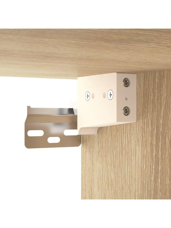 Wall-mounted bedside cabinets, 2 pcs, oak, 34x30x20 cm 5 Wall-mounted bedside cabinets, 2 pcs, oak, 34x30x20 cm 5