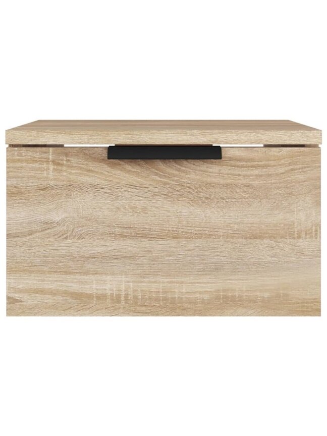 Wall-mounted bedside cabinets, 2 pcs, oak, 34x30x20 cm 2 Wall-mounted bedside cabinets, 2 pcs, oak, 34x30x20 cm 2