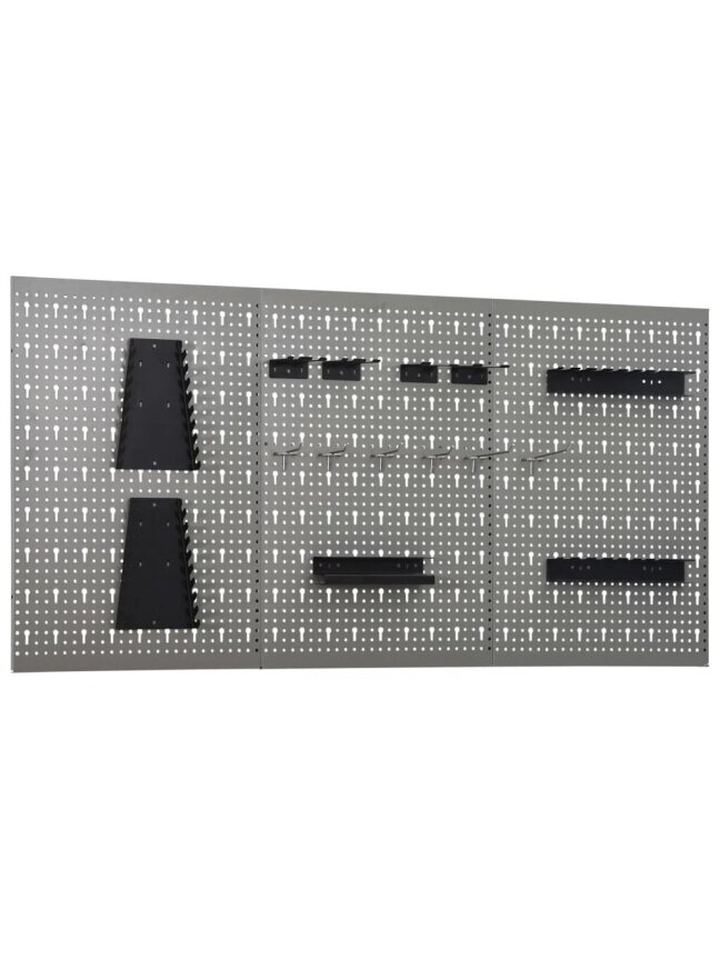 Seinaplaadid konksudega, 3 tk, 40 × 58 cm, teras