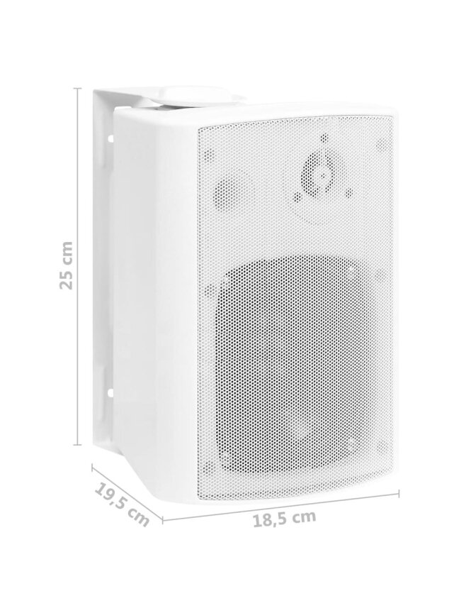 Sieniniai stereo garsiakalbiai, 2 vnt., balti, vidaus ir lauko, 100 W 9