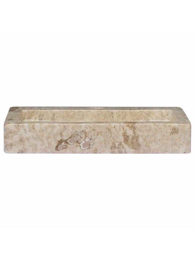 Sieninis praustuvas, kreminis, 38x24x6,5cm, marmuras 3 Sieninis praustuvas, kreminis, 38x24x6,5cm, marmuras 3