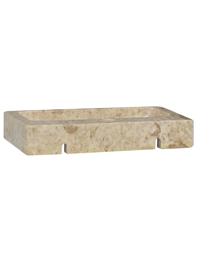 Sieninis praustuvas, kreminis, 38x24x6,5cm, marmuras 5 Sieninis praustuvas, kreminis, 38x24x6,5cm, marmuras 5
