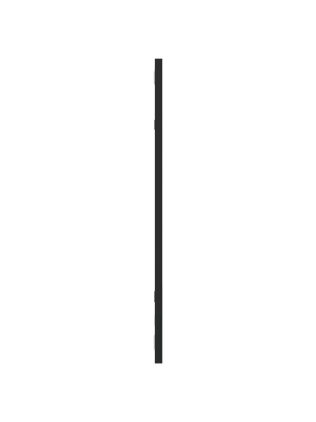 Wall mirror, black, 30x60 cm, iron, rectangular 3
