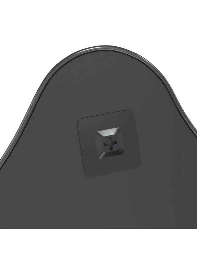 Wall mirror, black, 50x40 cm 4