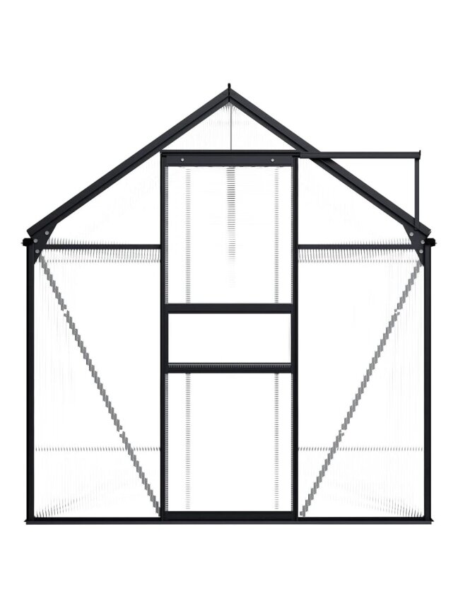 Szklarnia, antracyt, aluminium, 7,03 m² 1