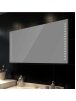 Seinale paigaldatav vannitoa peegel LED-valgustusega, 100 × 60 cm