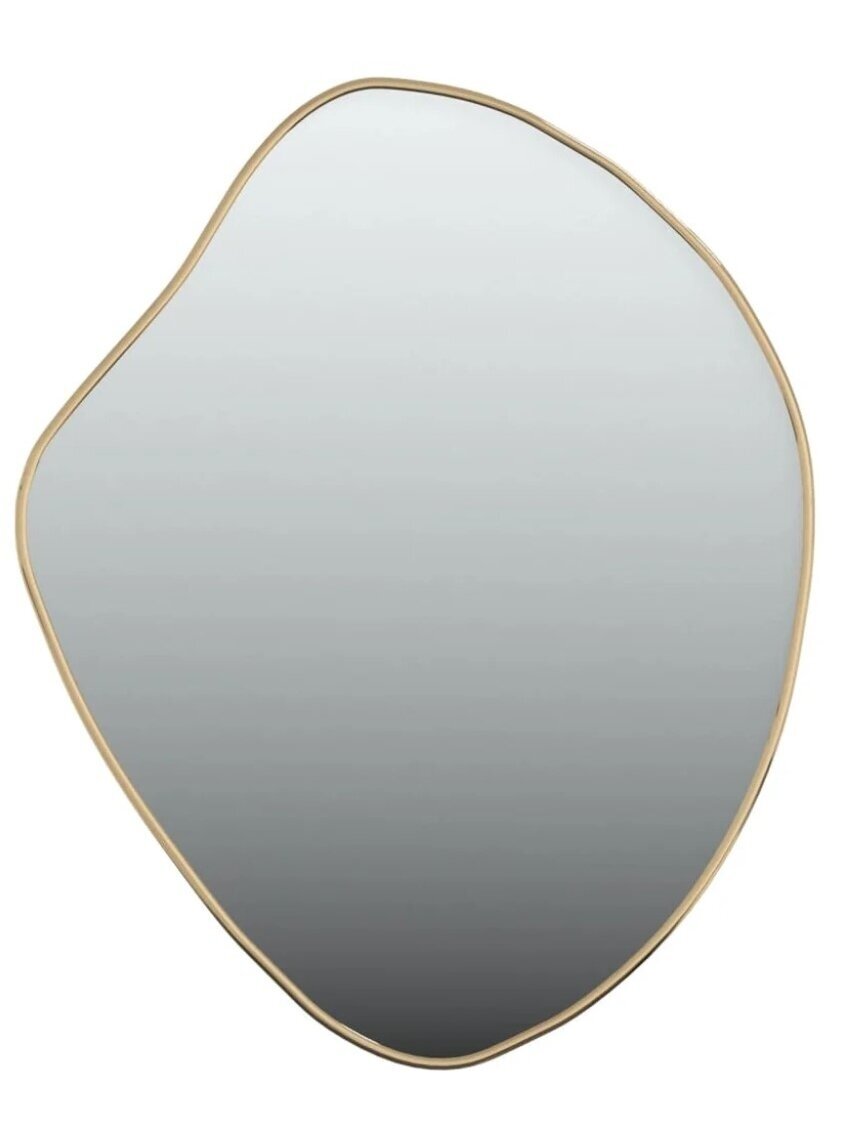 Wall mirror, gold, 50x40 cm