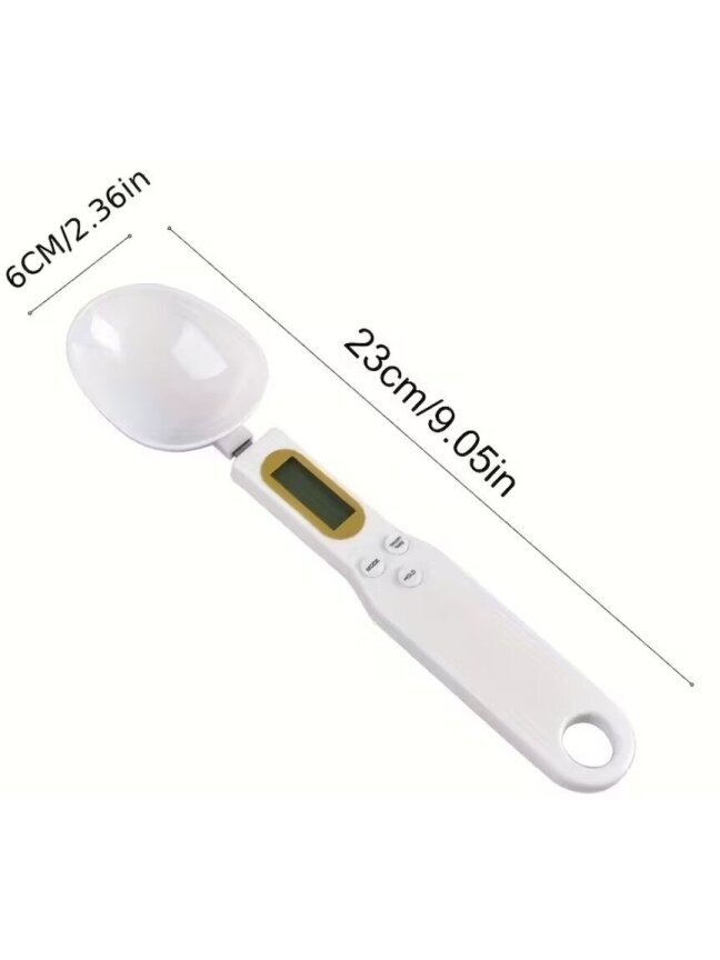 Цифровая кухонная ложка-весы – LCD-дисплей, 0,1 г–500 г 2