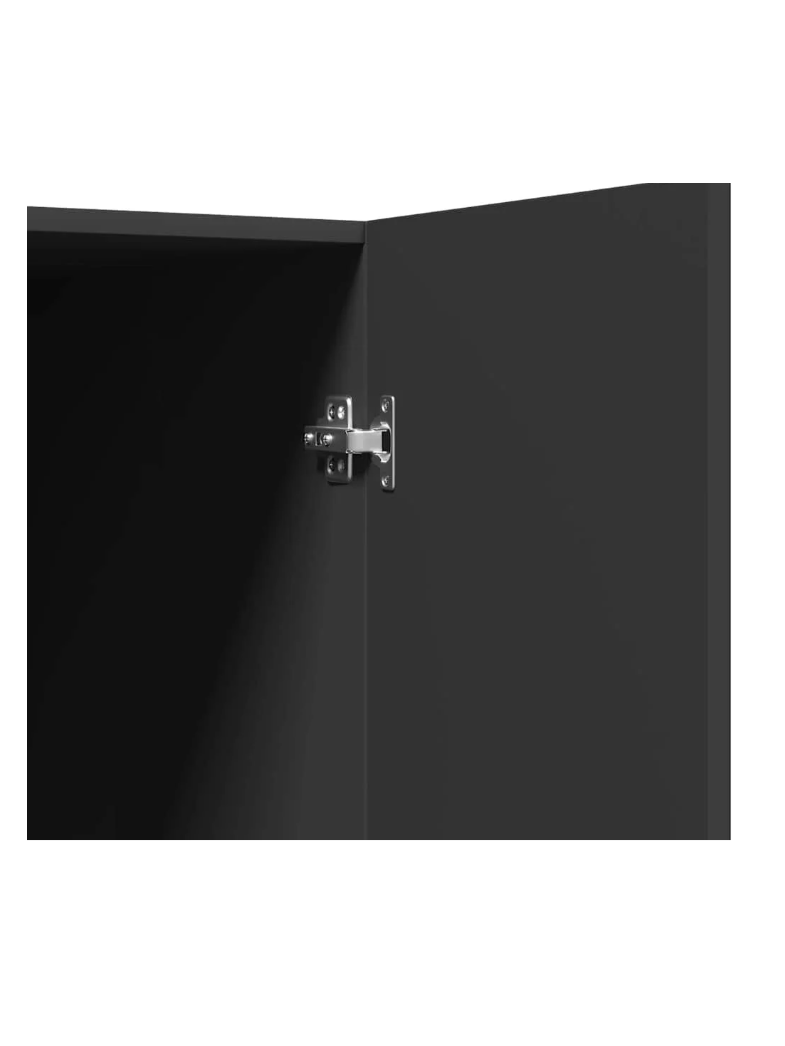 Skalbimo mašinos spintelė, juodos spalvos, 71x71,5x91,5cm 7