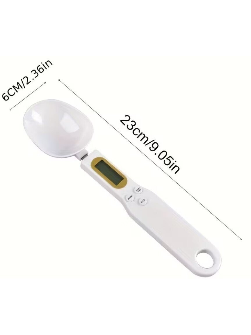 Цифровая кухонная ложка-весы – LCD-дисплей, 0,1 г–500 г 2