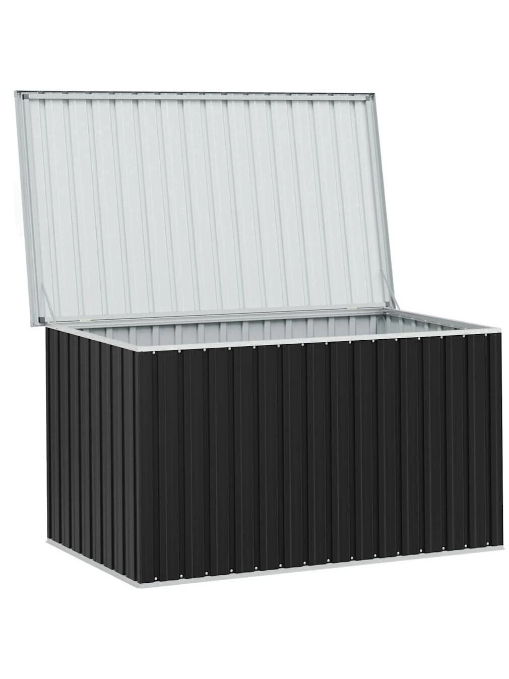 Garden storage box, anthracite color, 171×99×93 cm 4
