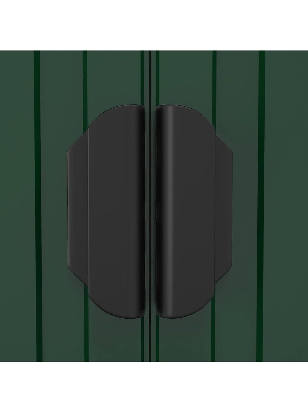 Garden shed, green, 192×108×223 cm, galvanized steel 5
