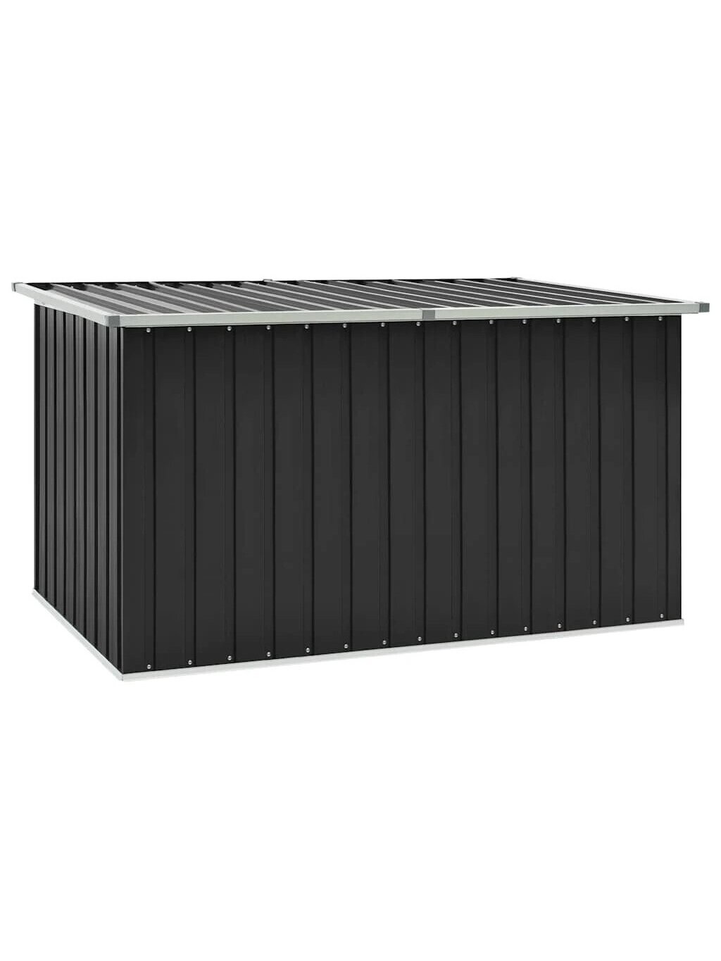 Garden storage box, anthracite color, 171×99×93 cm 1 Garden storage box, anthracite color, 171×99×93 cm 1