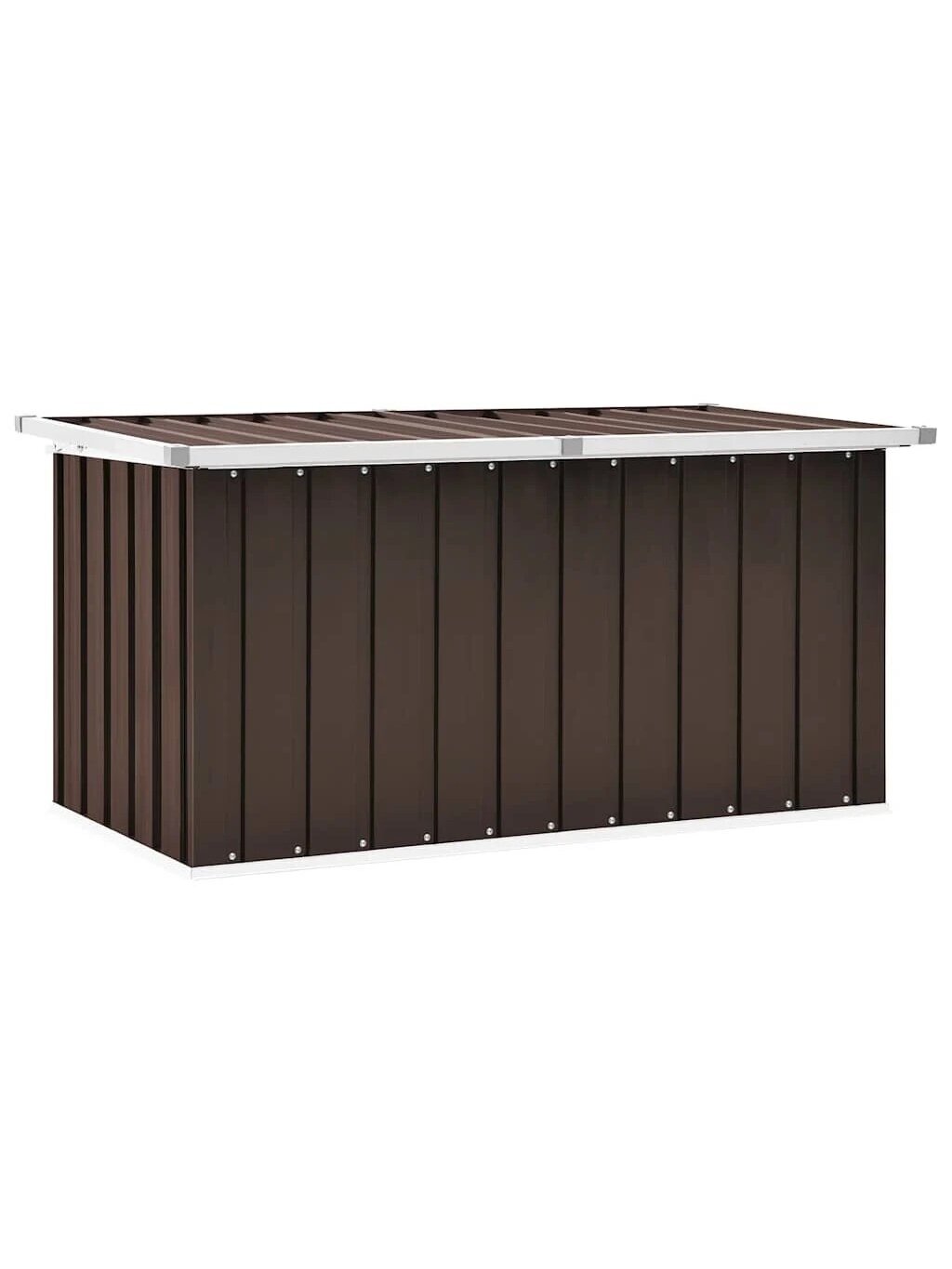 Garden storage box, brown color, 129×67×65 cm 2 Garden storage box, brown color, 129×67×65 cm 2