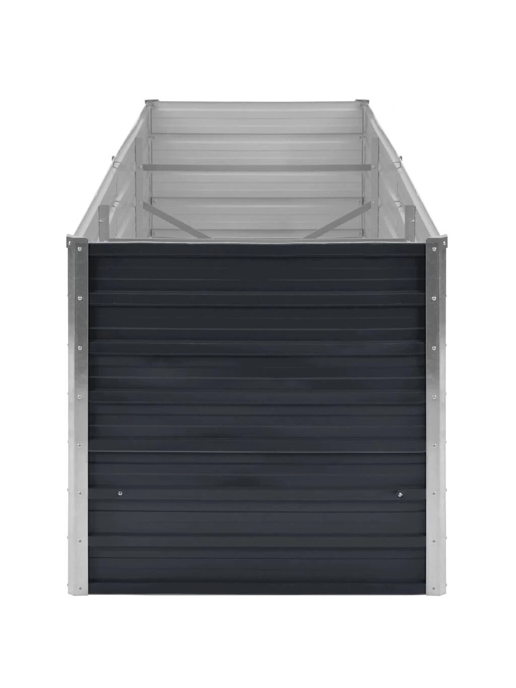 High garden planter, anthracite, 240 × 80 × 77 cm, steel 4 High garden planter, anthracite, 240 × 80 × 77 cm, steel 4