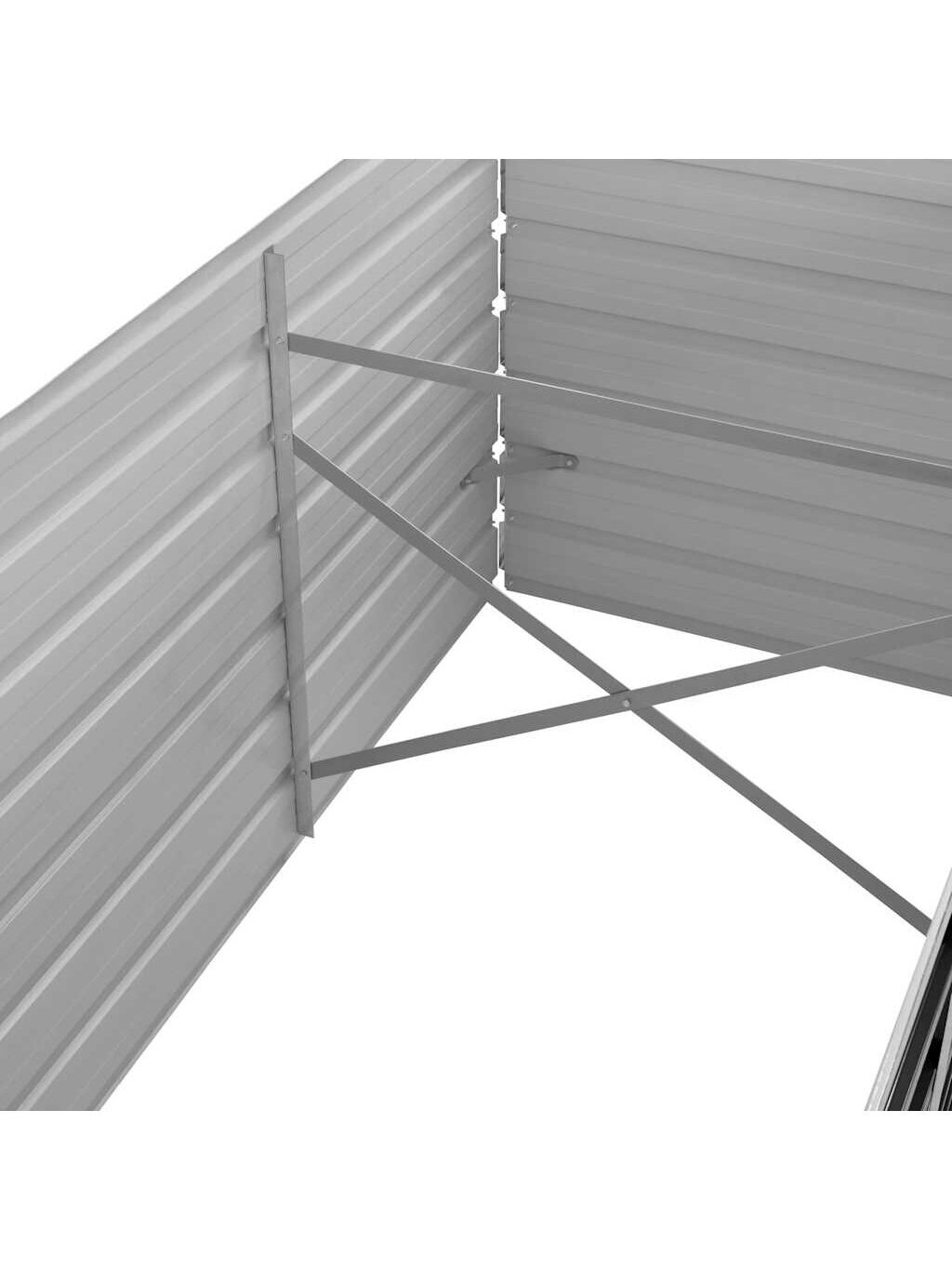 High garden planter, anthracite, 240 × 80 × 77 cm, steel 6 High garden planter, anthracite, 240 × 80 × 77 cm, steel 6