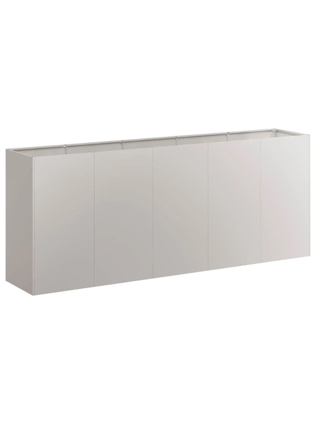 Sodo lovelis, rūdžių, 200x40x80cm, oro sąlygoms atsparus plienas 3