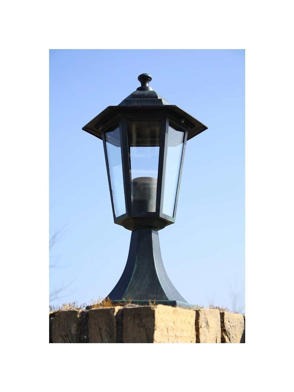 Garden lights, 2 pcs, dark green/black, aluminum (2x40249) 3