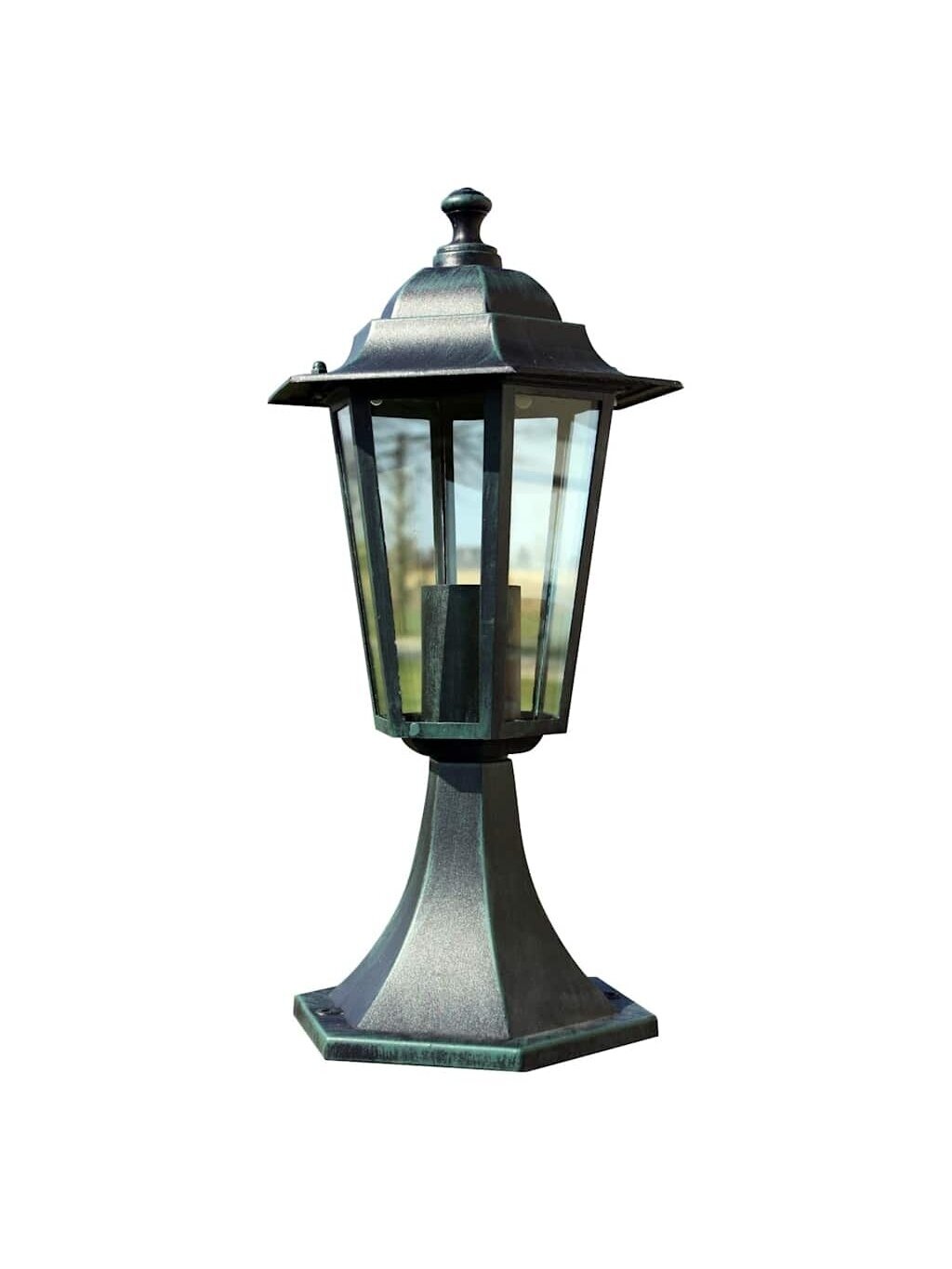 Garden lights, 2 pcs, dark green/black, aluminum (2x40249) 4