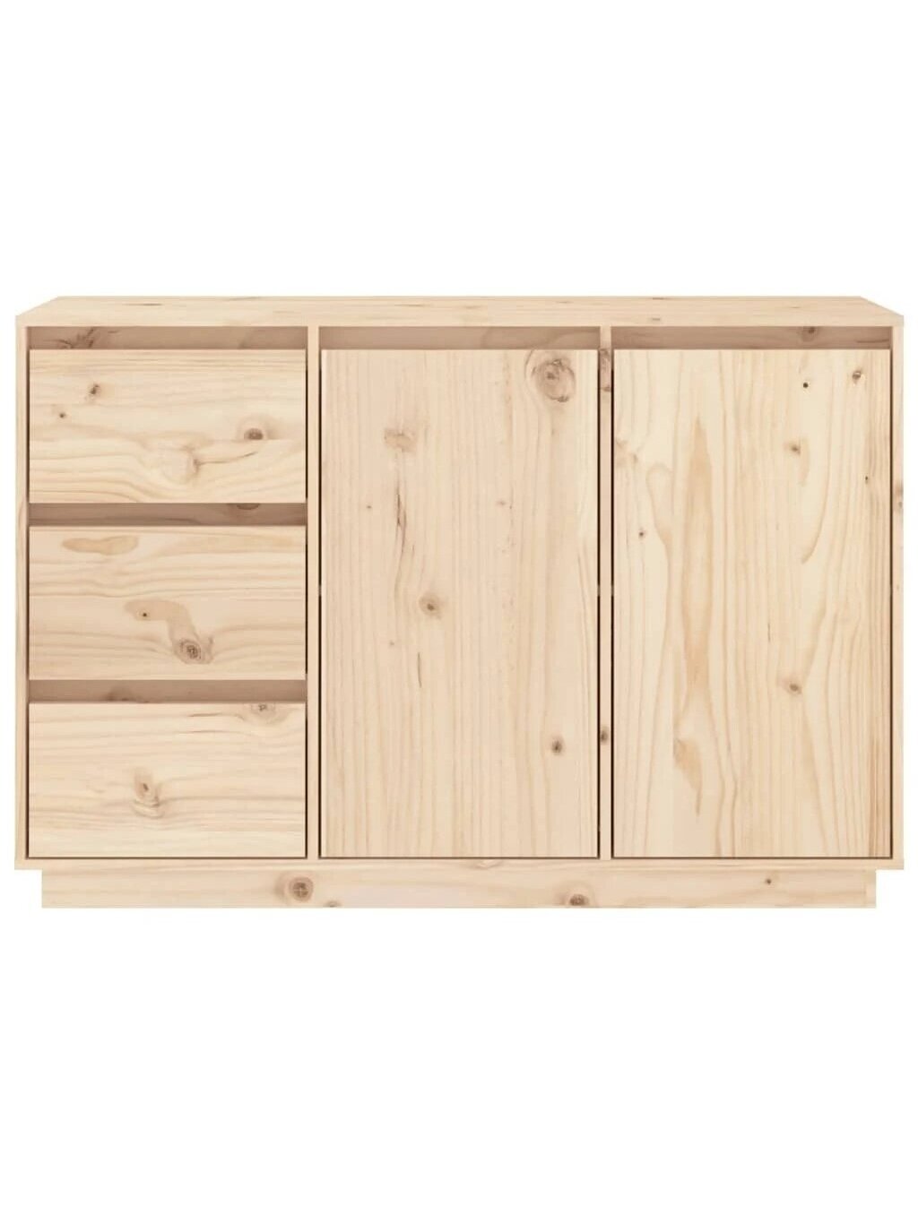 Side cabinet, 111x34x75 cm, solid pine wood 5 Side cabinet, 111x34x75 cm, solid pine wood 5