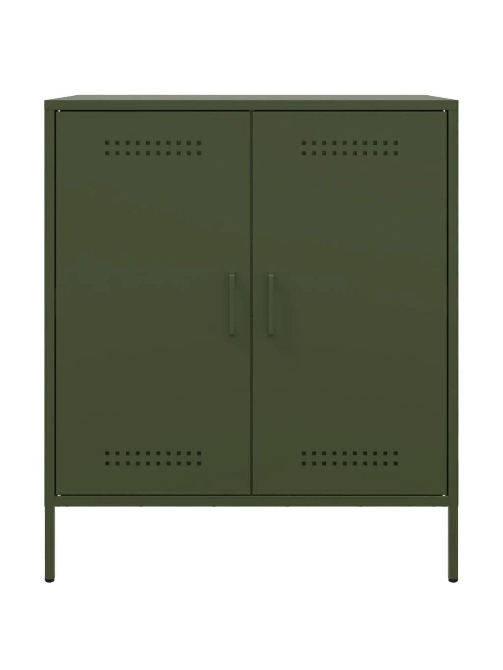 Külgkapp, oliivroheline, 68 × 39 × 79 cm, teras 4