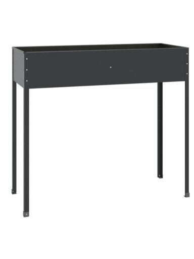 Garden bed, anthracite, 100.5 × 40.5 × 90 cm, galvanized steel