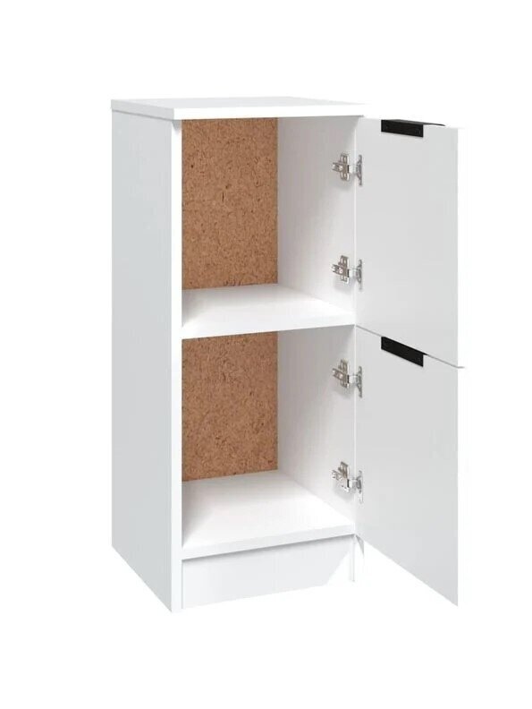 White side cabinet, 30×30×70 cm, processed wood 4 White side cabinet, 30×30×70 cm, processed wood 4