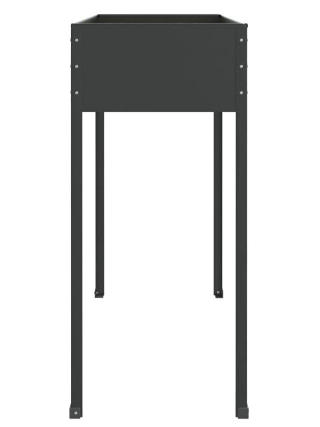 Aedkast, antratsiit, 100,5 × 40,5 × 90 cm, tsingitud teras 4