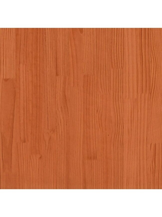 Taimetöölaud riiuliga, vahapruun, 108×35×75 cm, mänd 8