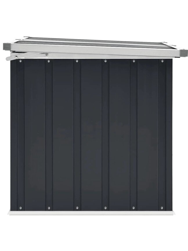 Garden storage box, anthracite color, 129×67×65 cm 6 Garden storage box, anthracite color, 129×67×65 cm 6