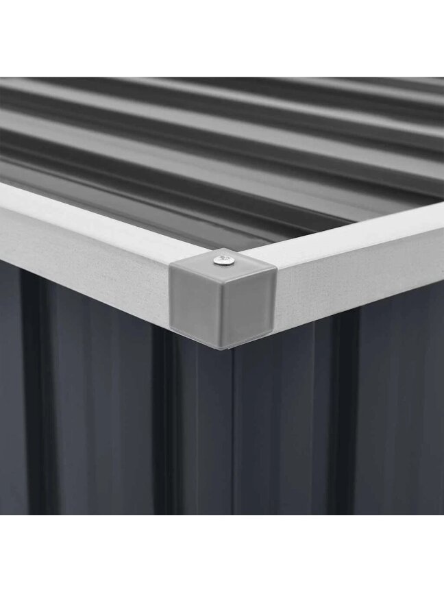 Garden storage box, anthracite color, 129×67×65 cm 9 Garden storage box, anthracite color, 129×67×65 cm 9