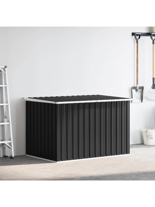 Garden storage box, anthracite color, 171×99×93 cm 2 Garden storage box, anthracite color, 171×99×93 cm 2