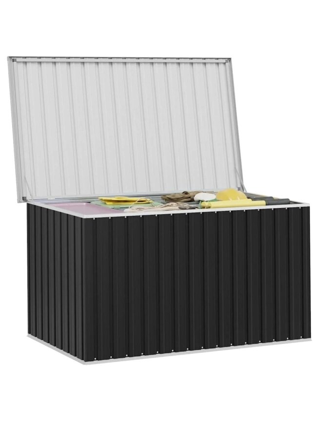 Garden storage box, anthracite color, 171×99×93 cm 3
