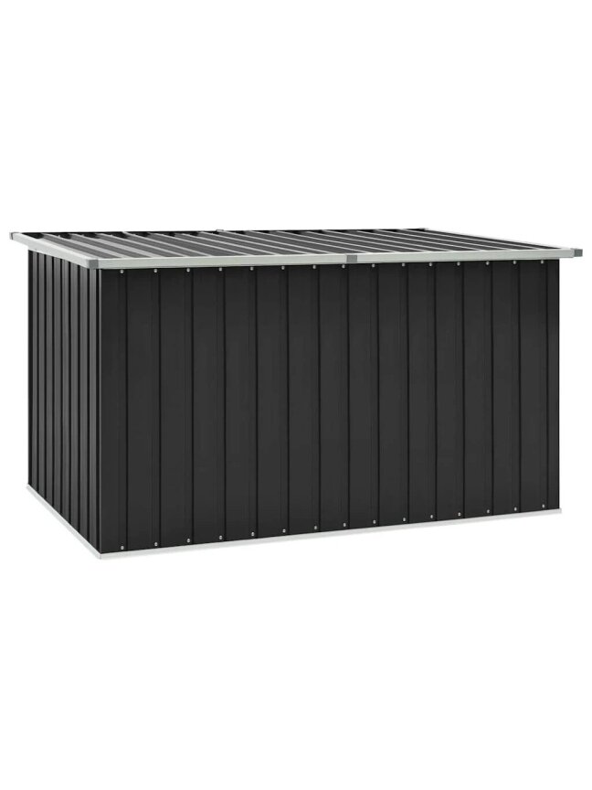 Garden storage box, anthracite color, 171×99×93 cm 1