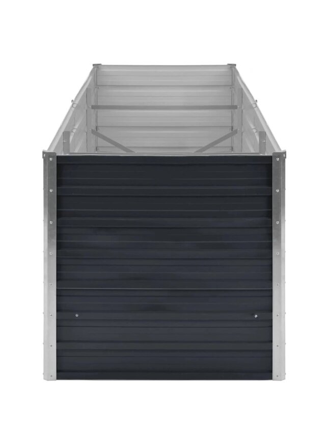 High garden planter, anthracite, 240 × 80 × 77 cm, steel 4 High garden planter, anthracite, 240 × 80 × 77 cm, steel 4