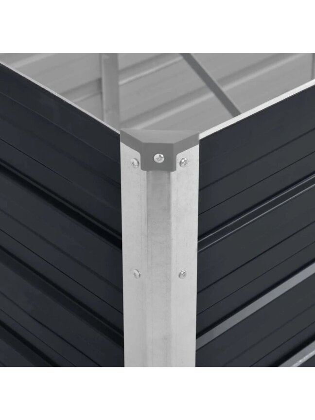 High garden planter, anthracite, 240 × 80 × 77 cm, steel 5 High garden planter, anthracite, 240 × 80 × 77 cm, steel 5