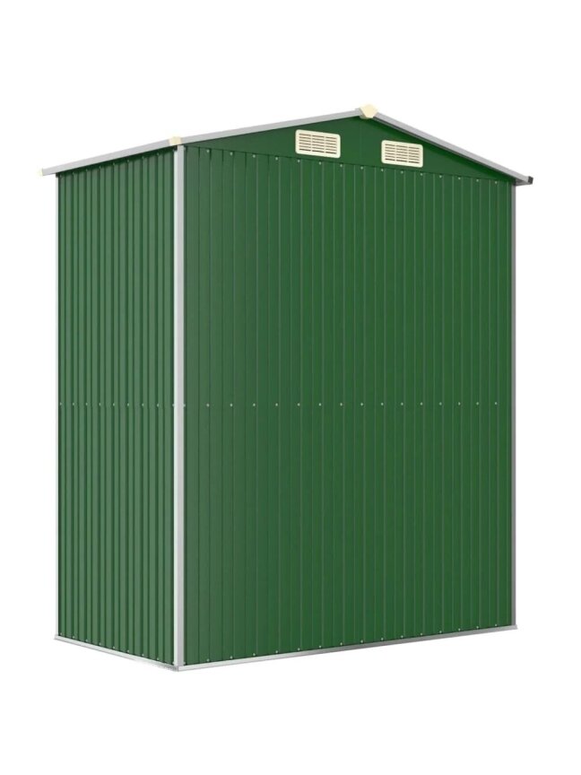 Garden shed, green, 192×108×223 cm, galvanized steel 4