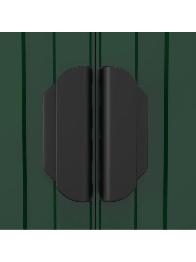 Garden shed, green, 192×108×223 cm, galvanized steel 5