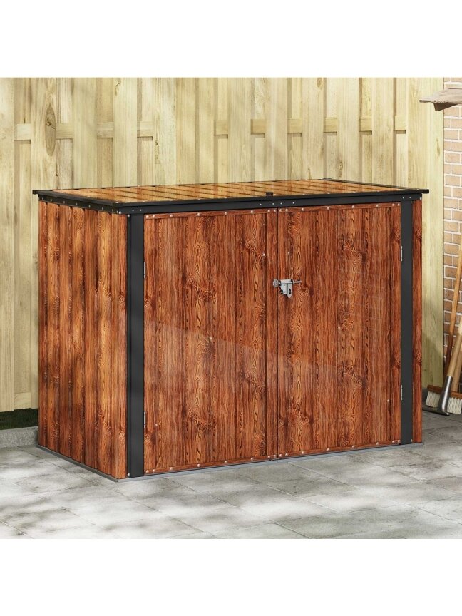 Sodo saugojimo dėžė Ruda 151,5 x 82 x 110,5 cm Plienas