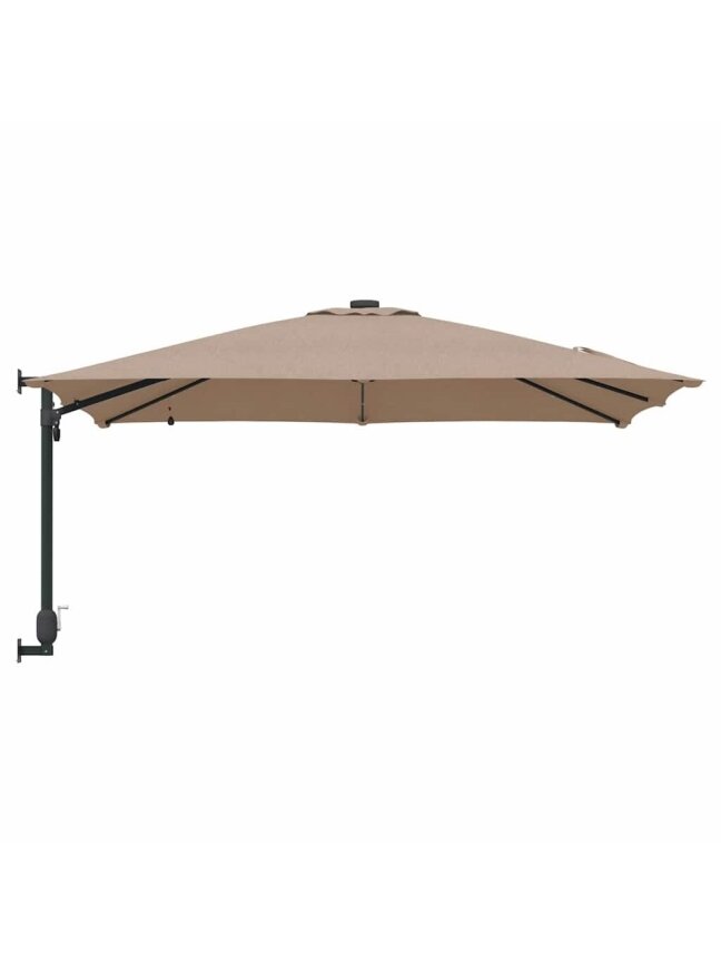 Sodo skėtis Taupe 248.5 x 247.5 x 160 cm audinys 3