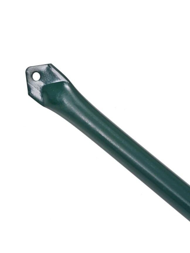 Sodo stulpai, 10vnt., 1m, metalas, žalia spalva 2