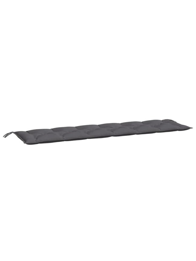 Garden bench cushion, anthracite, 200×50×7 cm, fabric 2 Garden bench cushion, anthracite, 200×50×7 cm, fabric 2