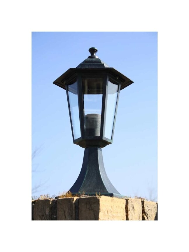 Garden lights, 2 pcs, dark green/black, aluminum (2x40249) 3