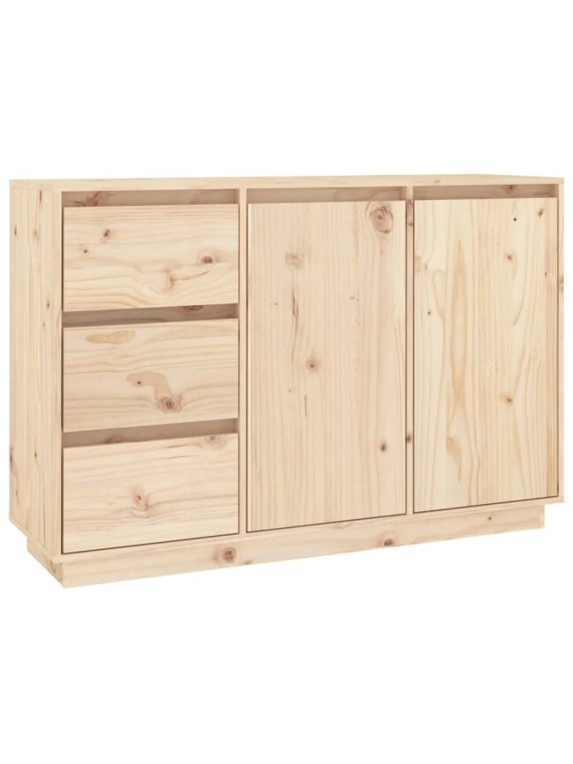 Side cabinet, 111x34x75 cm, solid pine wood 2