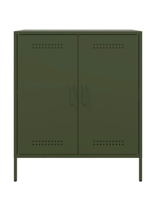 Külgkapp, oliivroheline, 68 × 39 × 79 cm, teras 4