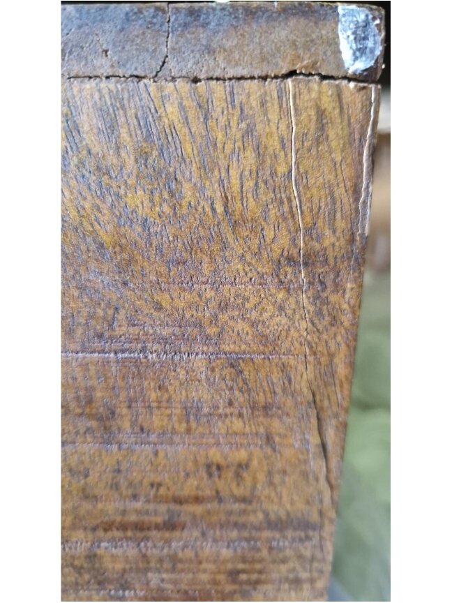 Šoninė spintelė su raštais, 130x30x70cm, mango med. masyvas 10