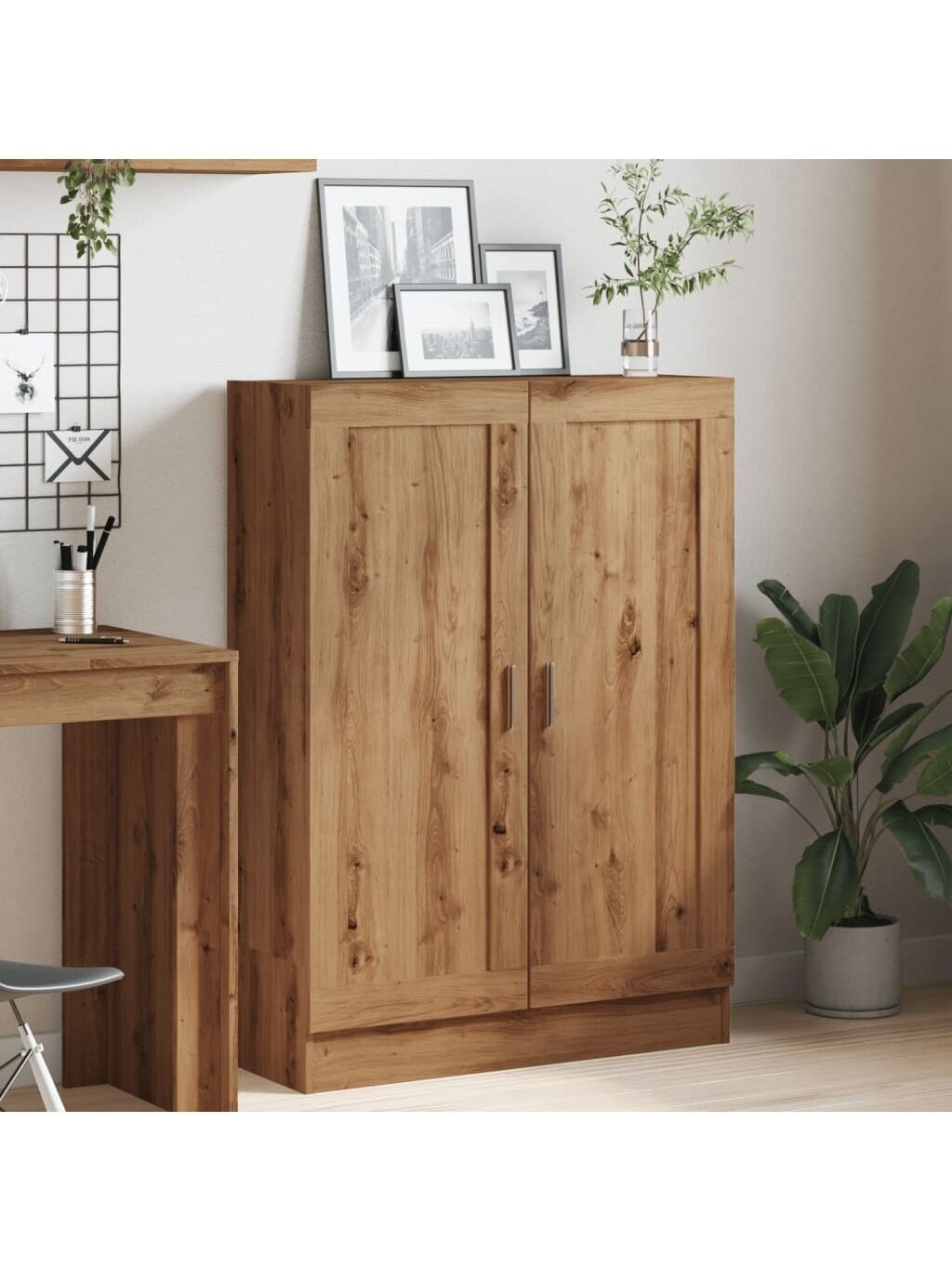 Bookshelf, artisan oak, 82.5x30.5x115 cm, wood