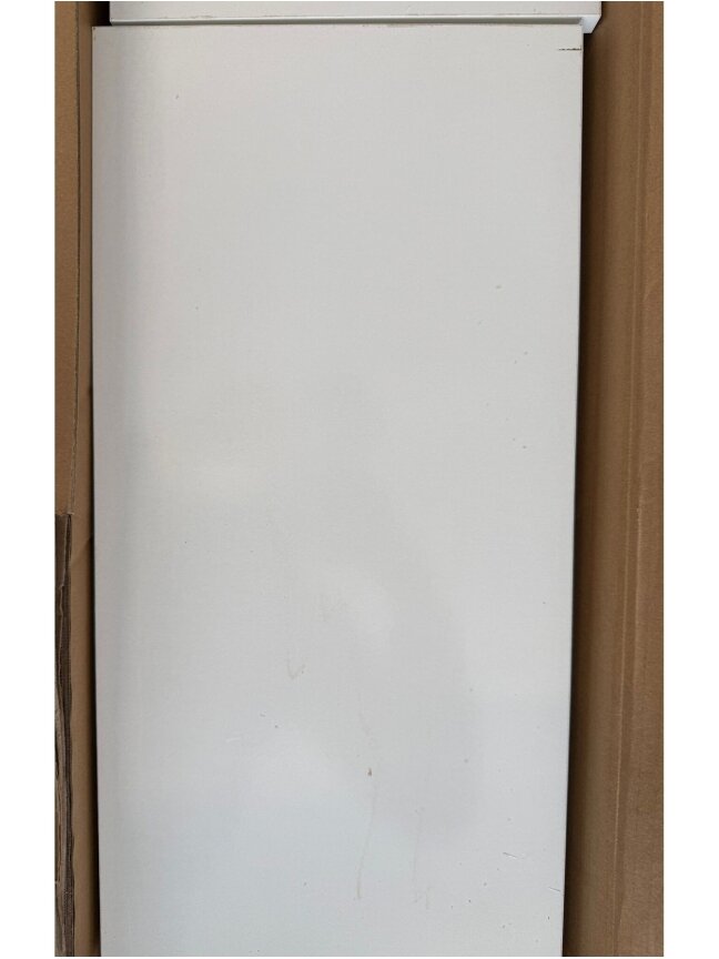Книжный шкаф, белый, 50 × 25 × 106 см, инженерная древесина 6