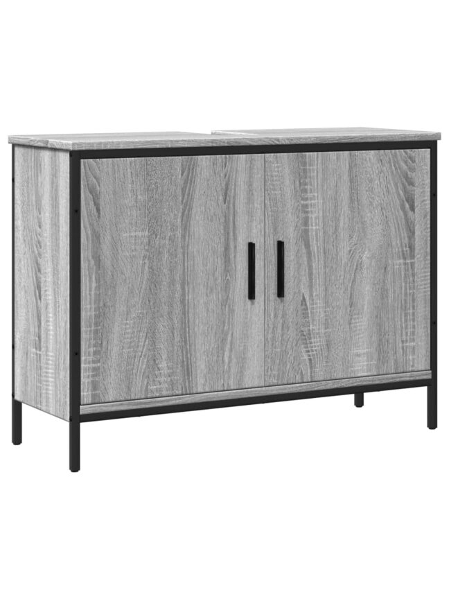 Valamu kapp, Hall tamm, 60×30×60 cm, Töödeldud puit 1