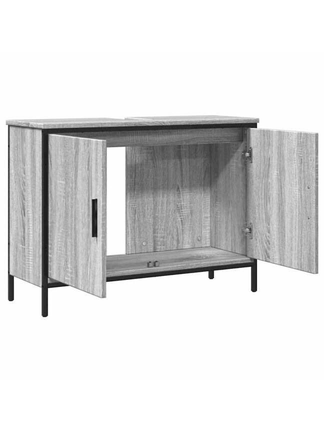 Valamu kapp, Hall tamm, 60×30×60 cm, Töödeldud puit 4